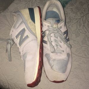 Light blue New Balance shoes!